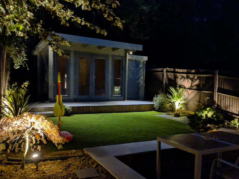 anti glare garden lighting in aberdeenshire